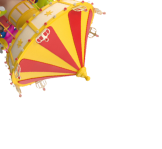 Attractions in Lviv — inflatable slides and trampolines